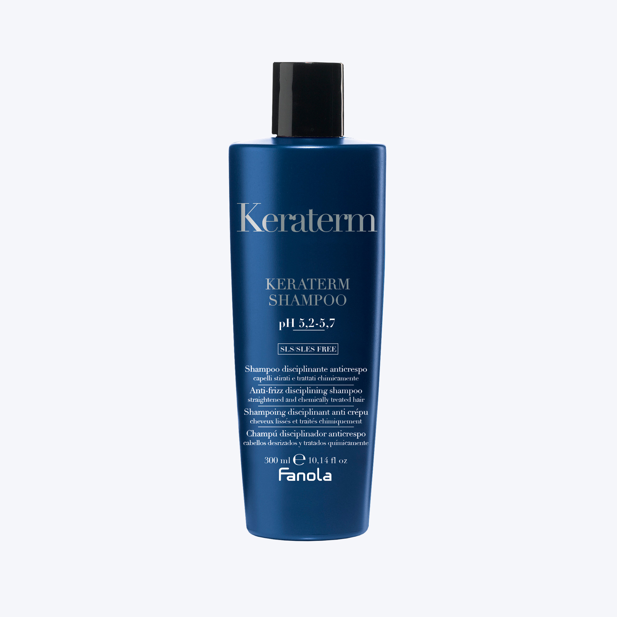 Keraterm anti -frizz disciplining shampoo pH 5.3-5.7 300мл