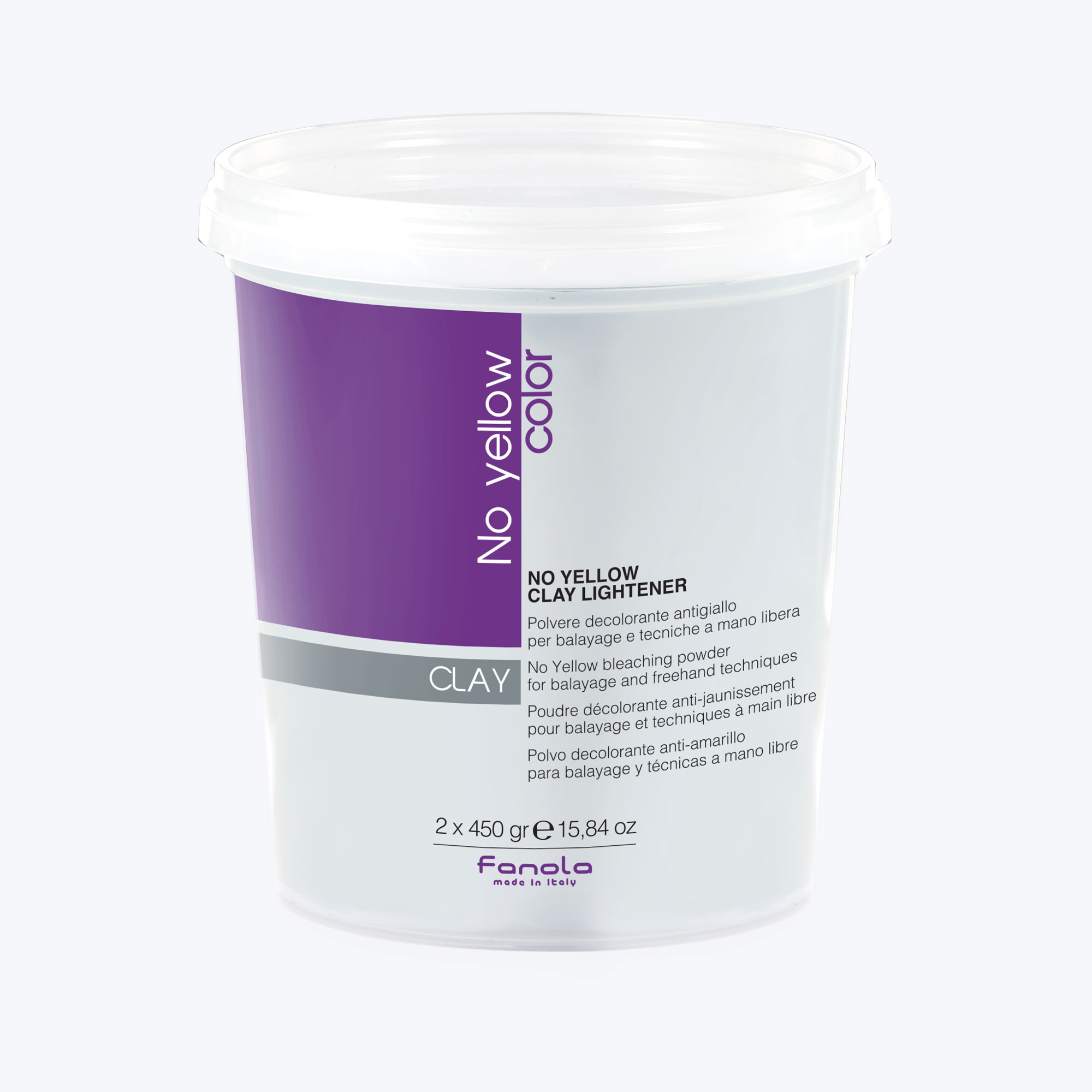 No yellow clay Lightener