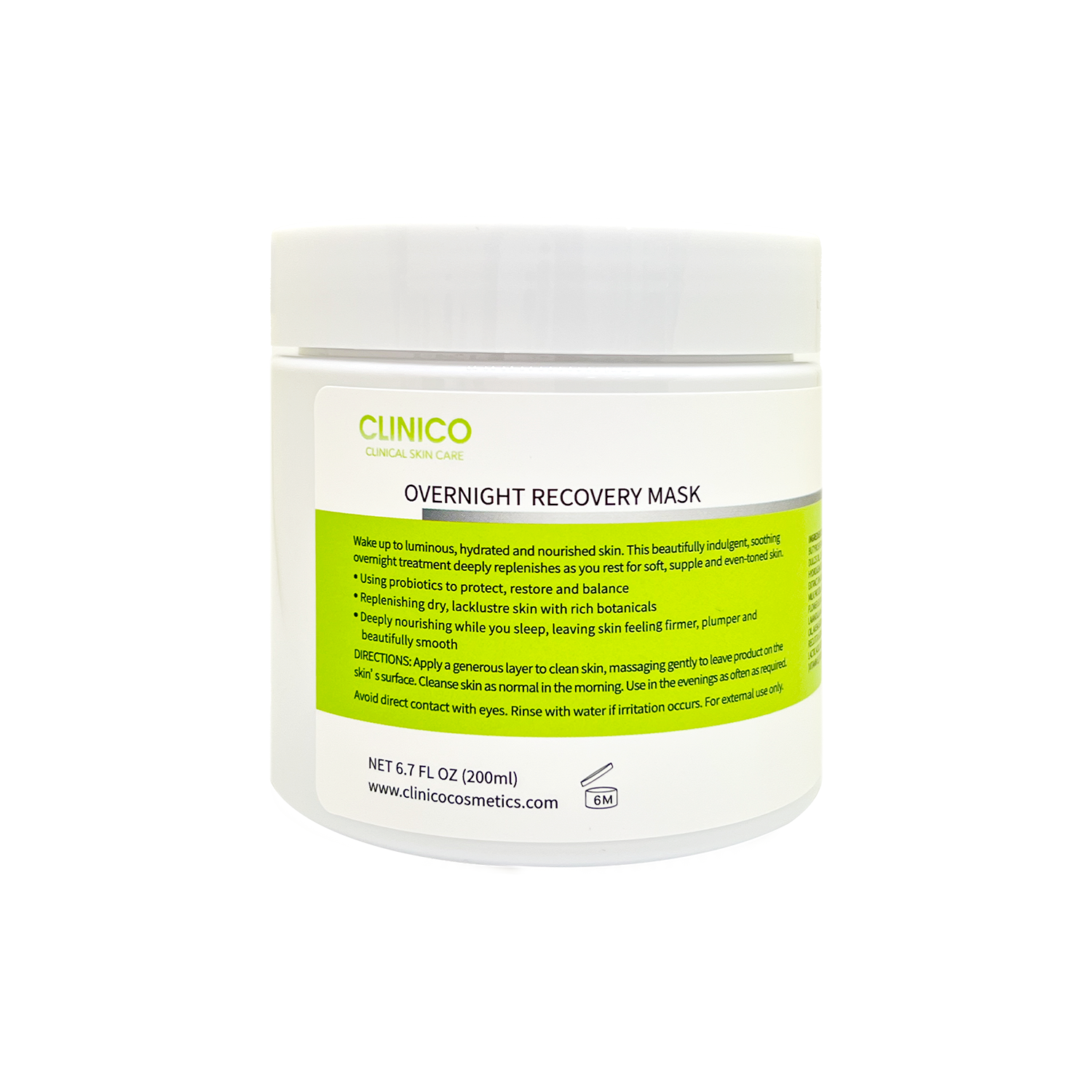 Overnight recovery mask