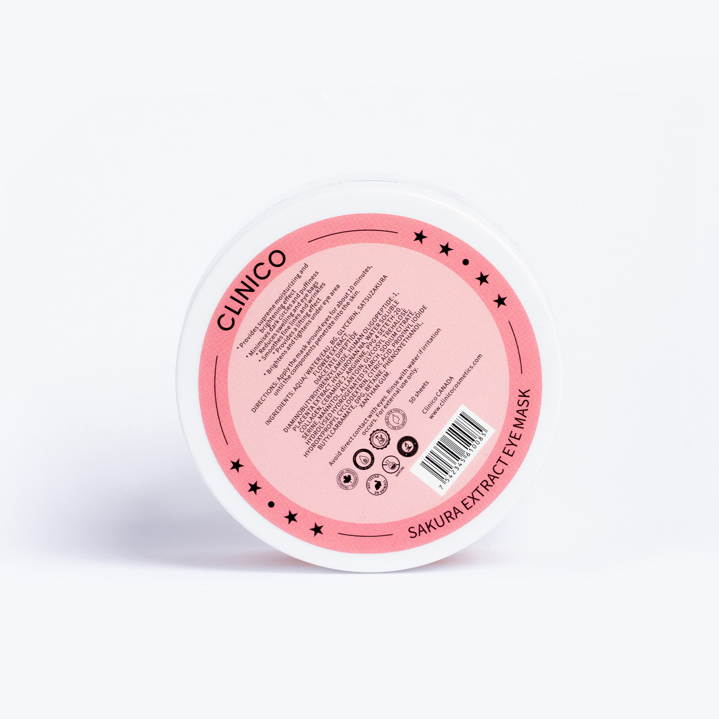 Sakura extract eye mask